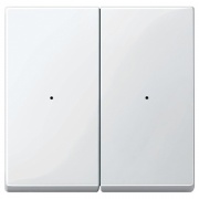 Клавишный блок для 2-клавишного модуля выключателя(mtn568499) System M Merten полярно-белый