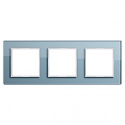 Рамка 3-ая стекло Jung A Creation Серо-голубой