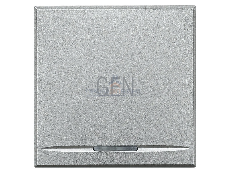 Axolute Клавиши с символами для системы автоматизации для 1 функции - 2 модуля, GEN, цвет алюминий