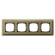 Рамка 4-ая Gira ClassiX Бронза/Бронза