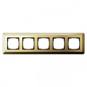 Рамка 5-ая Gira ClassiX Латунь/Латунь