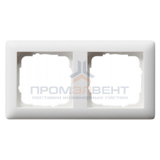 Рамка 2-ая Gira Standard 55 Белый матовый