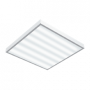 Светодиодный светильник "ВАРТОН" офисный встраиваемый/накладной 595*595*50мм 54 ВТ 6500К