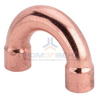 Угол Viega d15 ВВ 180° медь