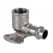 Водорозетка VALTEC VTi.954 - 22 x 3/4" (прессовая, для труб из нержавеющей стали)