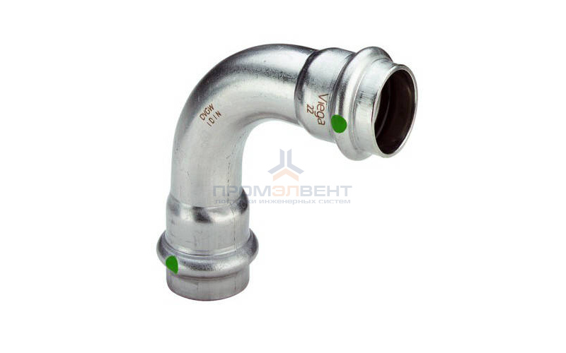 Отвод 90° Viega Sanpress Inox 2316 - 18 (нержавеющая сталь)