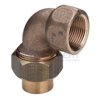 Отвод 90° разъемный Viega R4 94096G - 28 x 1" (пайка, для медных труб)