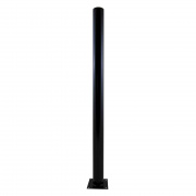 ОМ-1000 Опора металлическая черная 1000мм,d60x2,0мм