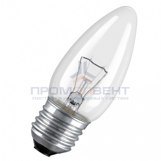 Лампа накаливания свеча Osram CLASSIC B CL 40W E27 прозрачная