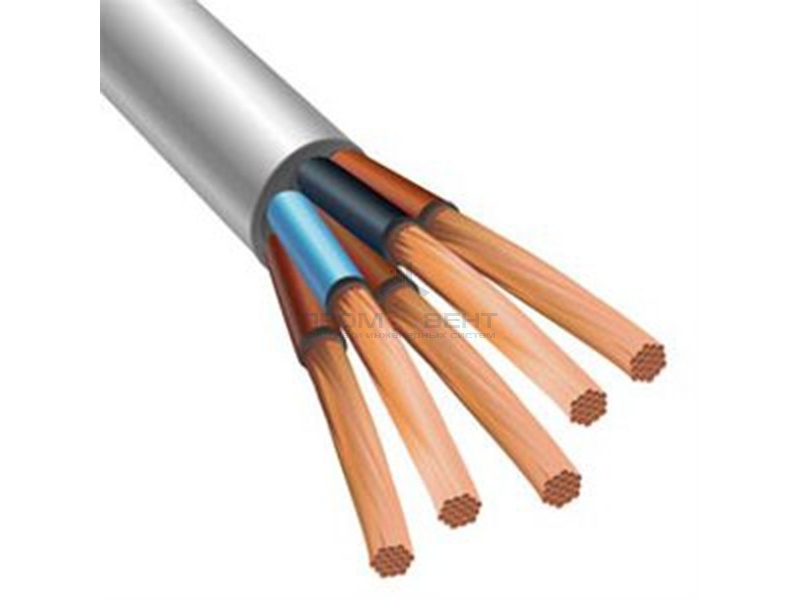 Провод соединительный ПВС 5х6,0 ГОСТ 7399 (Электрокабель НН)