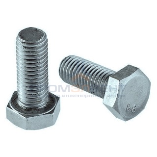 Болт М10х50 с шестигранной головкой оцинкованный DIN933