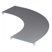 Крышка на угол горизонтальный 90?, осн.600, R600, цинк-ламельная