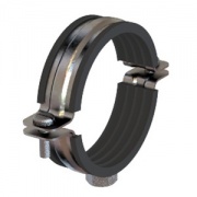 Хомут для средних нагрузок 2", c изоляцией