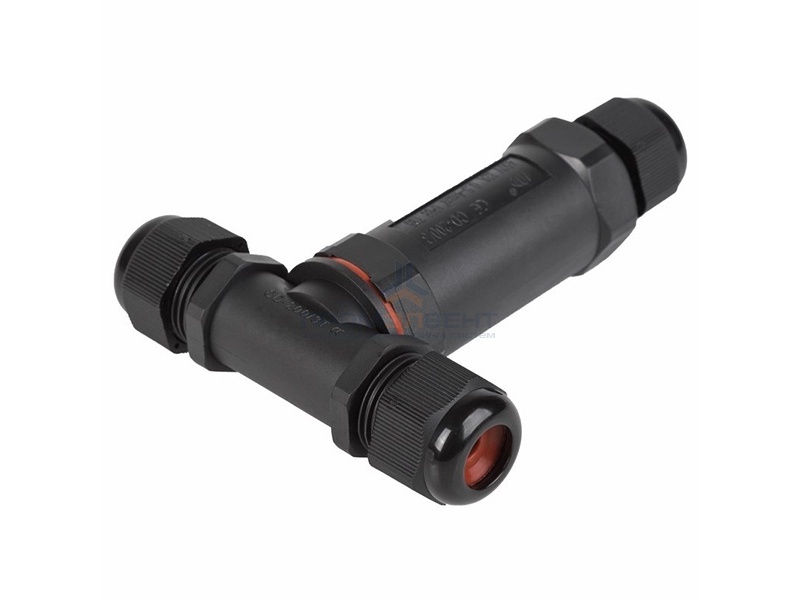 Соединитель кабельный (Т-образный) IP68 3pin