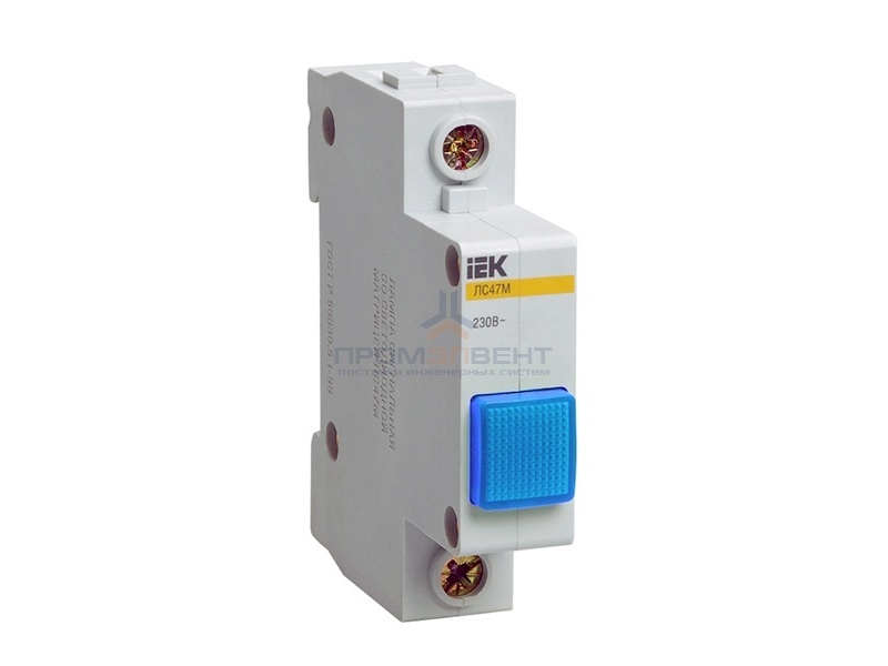 Сигнальная лампа ЛС-47М 220В синяя (LED-матрица) ИЭК